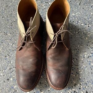 Cole Haan brown leather chukka boots